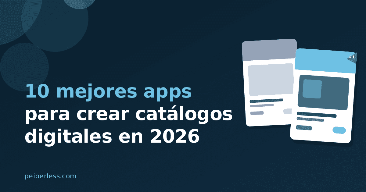 10 mejores apps para crear catálogos digitales en 2026