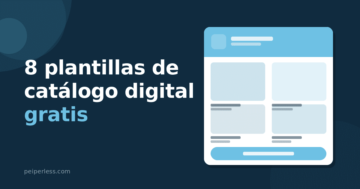8 plantillas de catálogo digital gratis para inspirarte